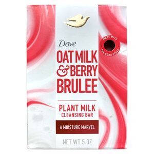 Dove Oat Milk and Berry Brulee Plant Milk 5oz. Cleansing Bar